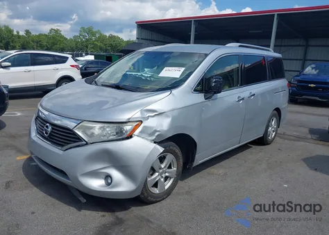 2015 Nissan Quest Sv из США, поврежденный, VIN JN8AE2KP7F9133004